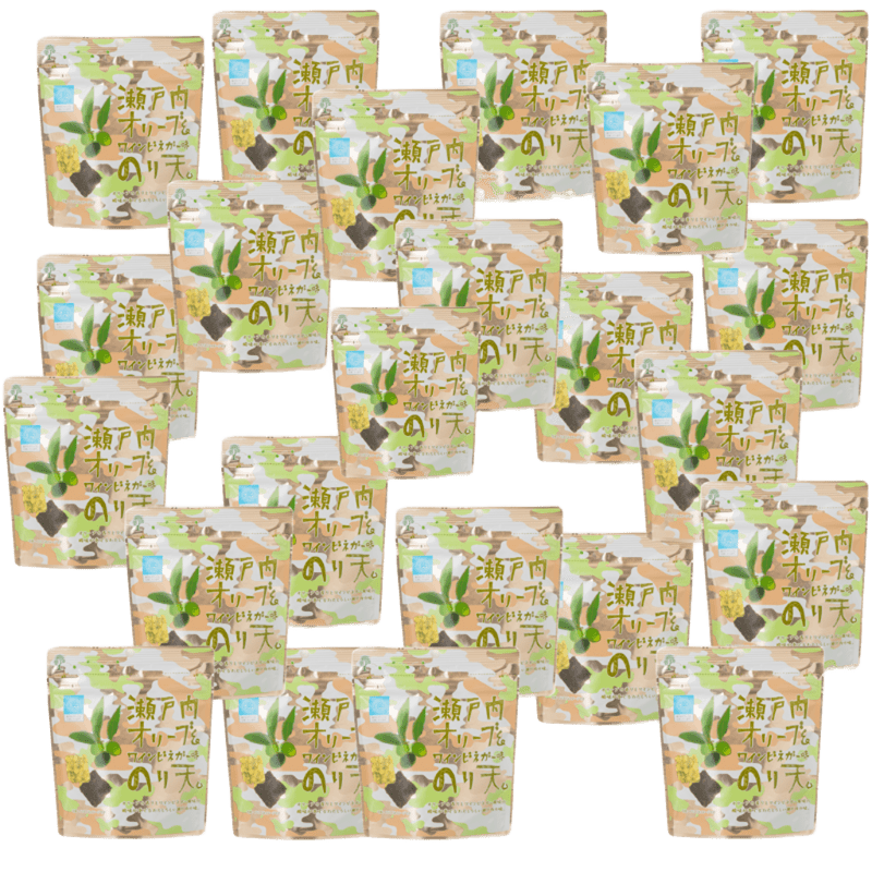 【まとめ買い】MSP のり天瀬戸内オリーブ&ワインビネガー味ミニスタンドパック20g 12袋x2箱