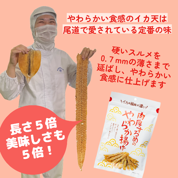 肉厚するめのやわらか揚げ 55g