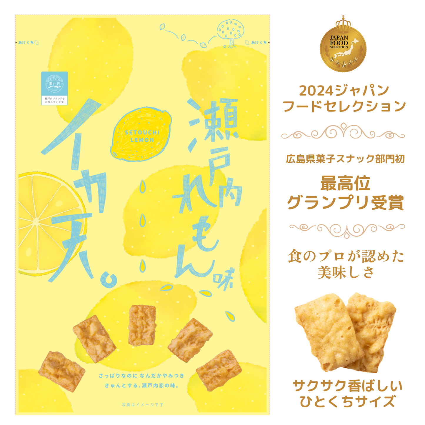 イカ天瀬戸内れもん味　65g　☆10周年リニューアル☆